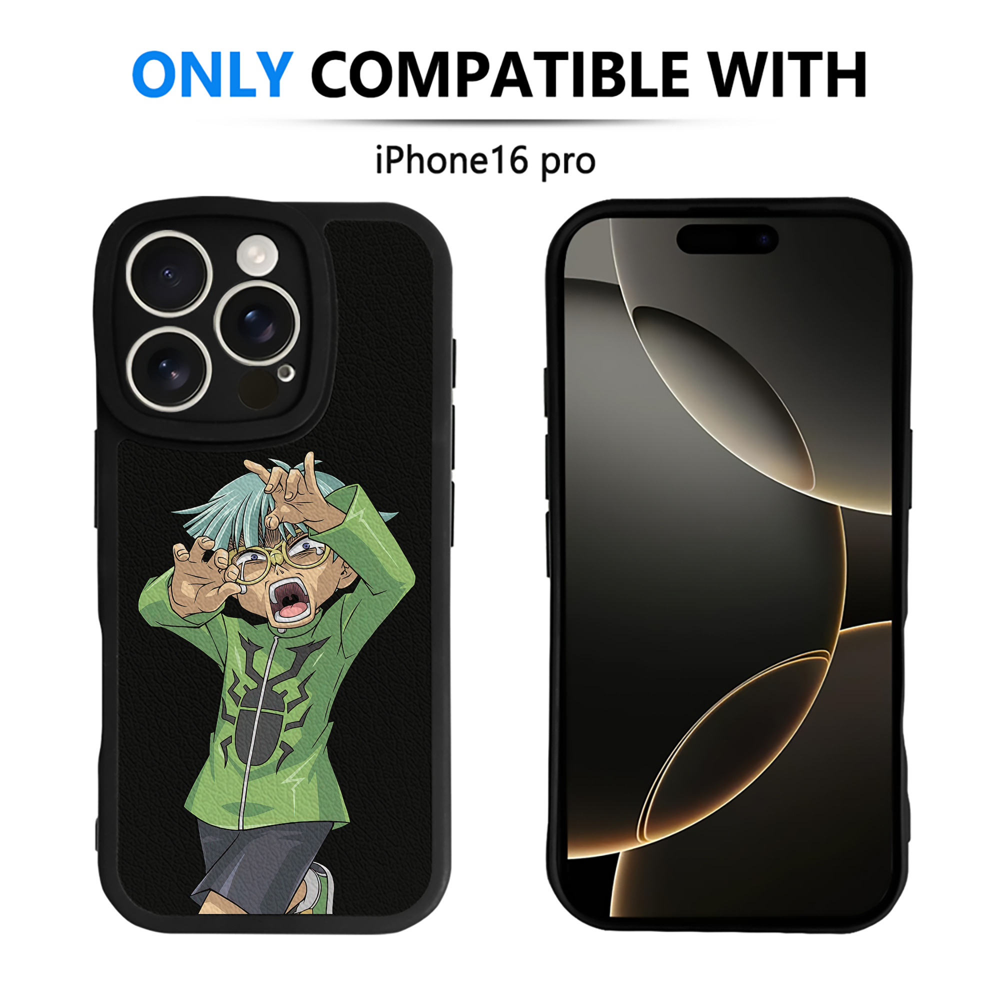 遊☆戯☆王 Yu-Gi-Oh! 【iPhone 16シリーズ対応】シリコンスマホケース（レザー調） 材質：シリコン